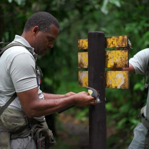 Les métiers de police et de sensibilisation du Parc national de la Guadeloupe