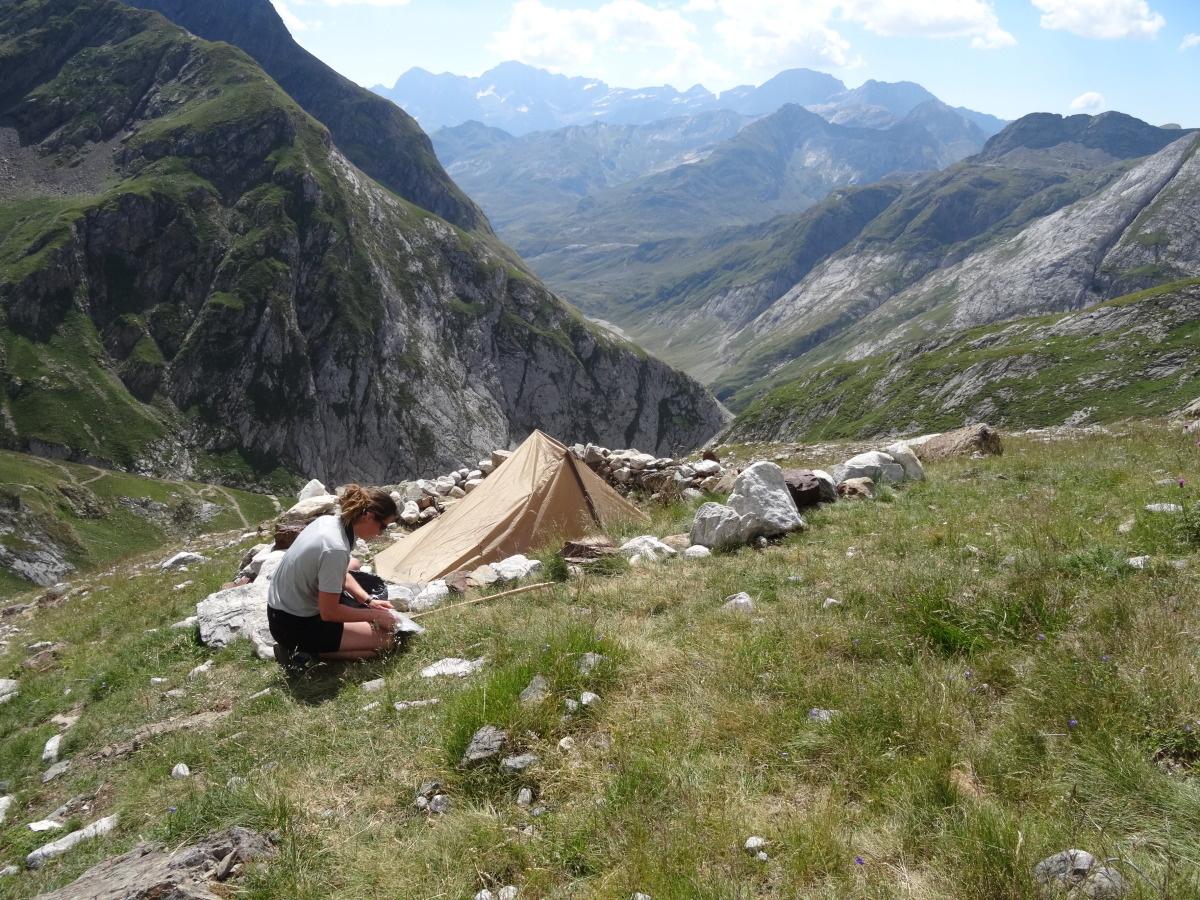 Bivouac dans les Pyrénées