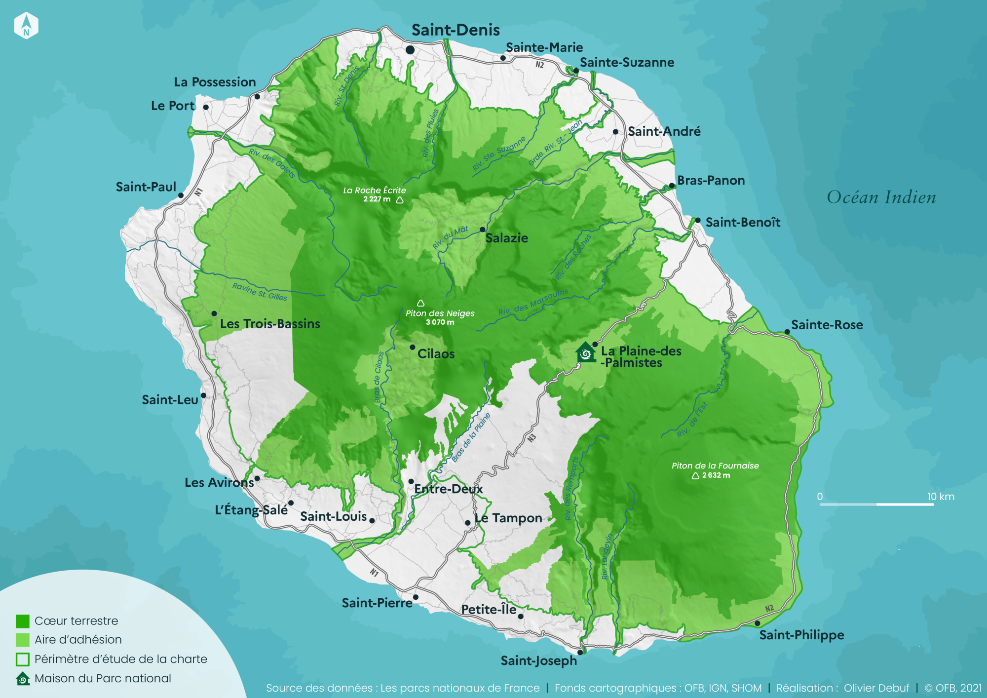 Parc national de La Réunion  Portail des parcs nationaux de France