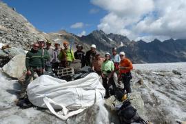 Nettoyage glacier Blanc