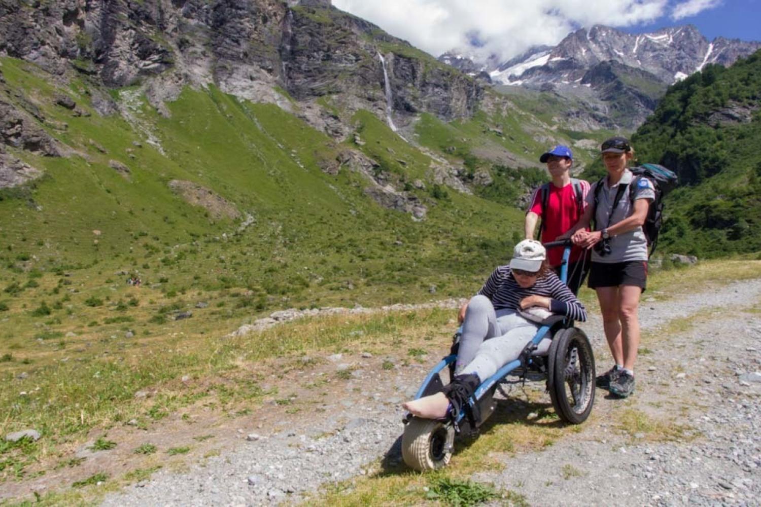 Fauteuil Hippocampe © Benoît Félix – Parc national de la Vanoise