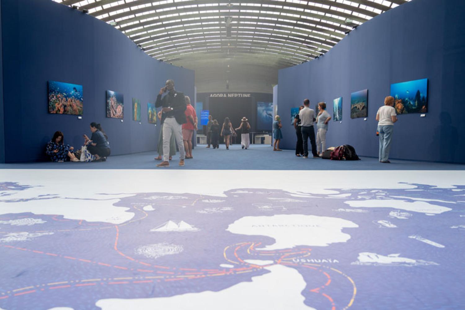 Espace "la baleine" au Palais des expositions de Nice